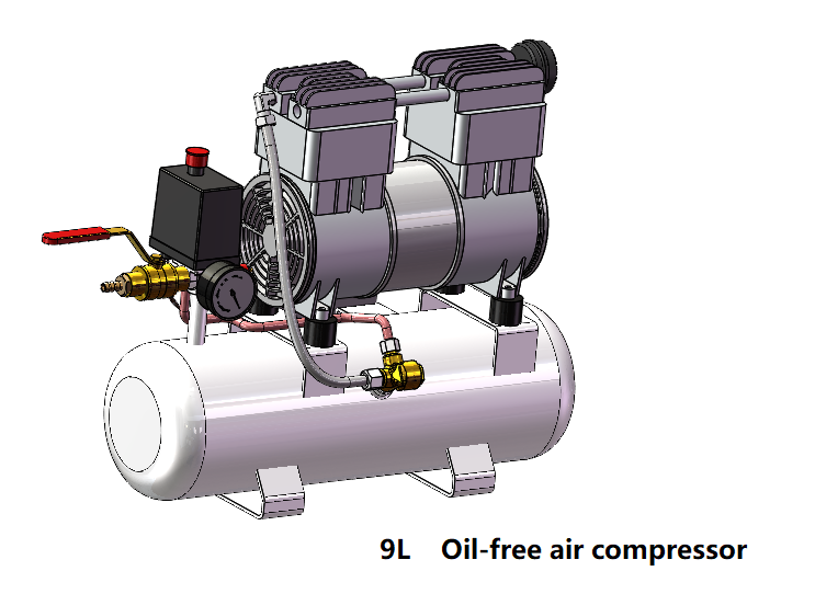 9L 无油静音空气压缩机